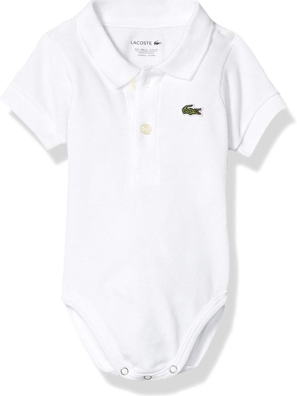 Lacoste Baby Lacoste Short Sleeve Pique Layette 12 Months